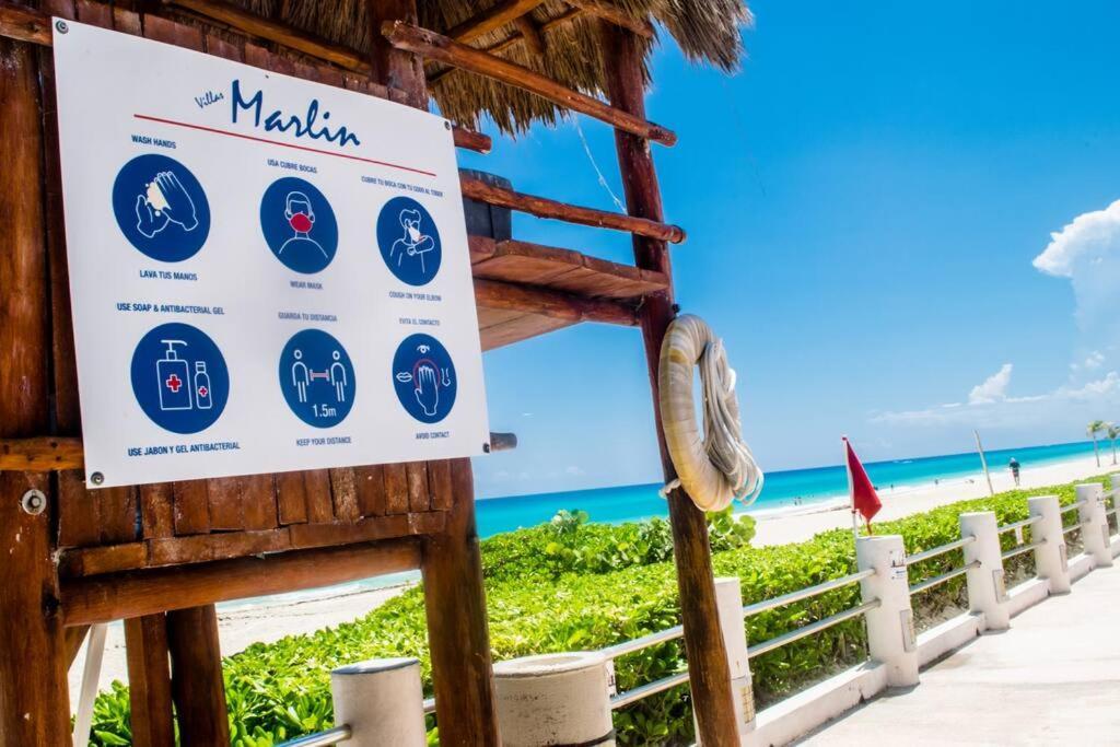 Ocean View Apartment, Best Beach Area, 3 Bedrooms Cancun Bagian luar foto