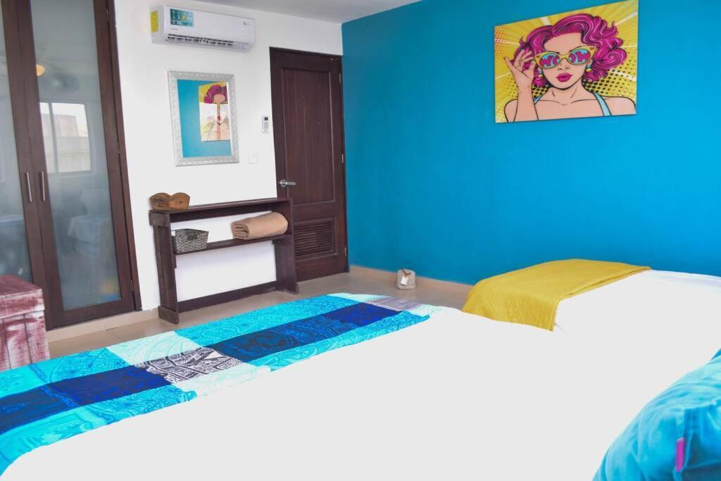 Ocean View Apartment, Best Beach Area, 3 Bedrooms Cancun Bagian luar foto