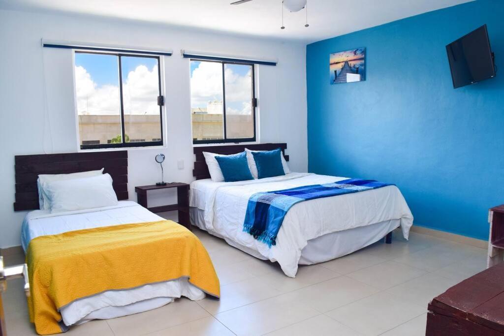 Ocean View Apartment, Best Beach Area, 3 Bedrooms Cancun Bagian luar foto
