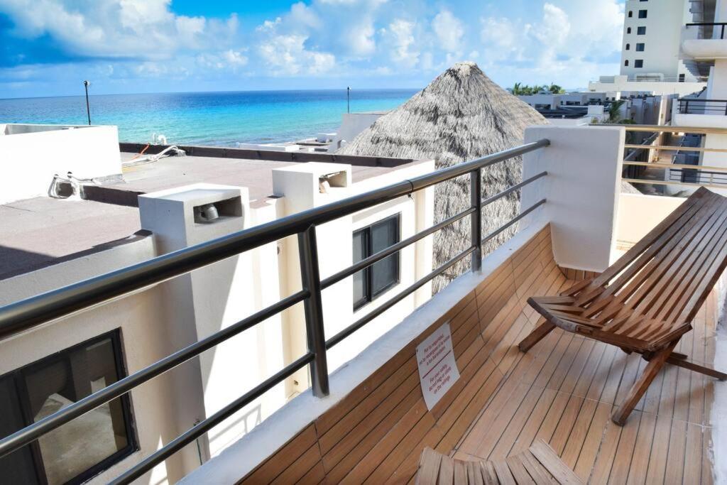Ocean View Apartment, Best Beach Area, 3 Bedrooms Cancun Bagian luar foto