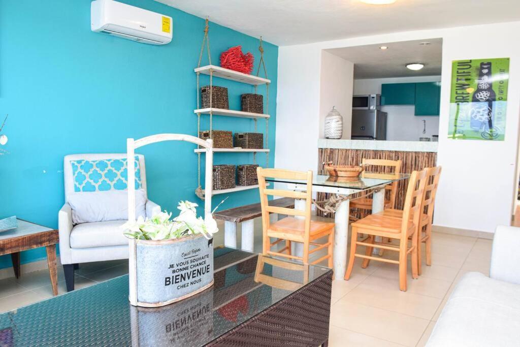 Ocean View Apartment, Best Beach Area, 3 Bedrooms Cancun Bagian luar foto