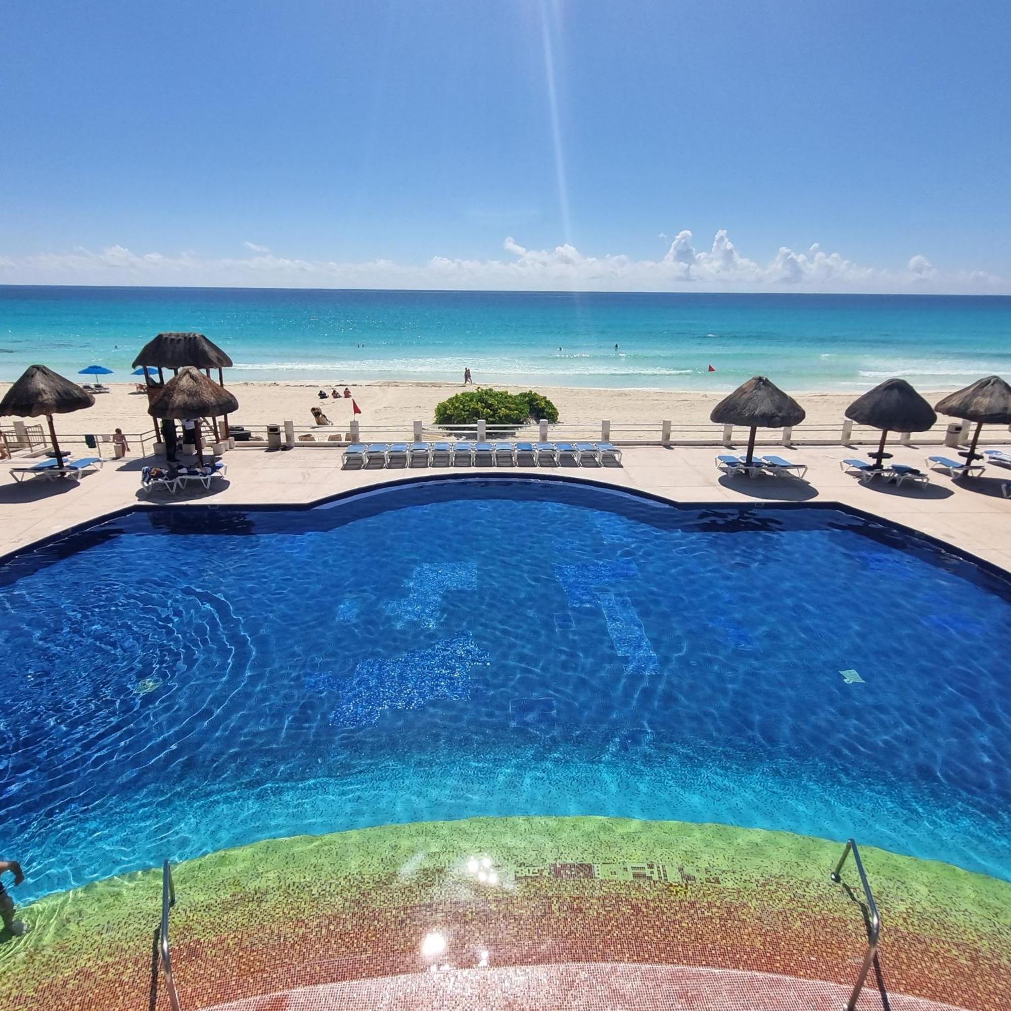 Ocean View Apartment, Best Beach Area, 3 Bedrooms Cancun Bagian luar foto