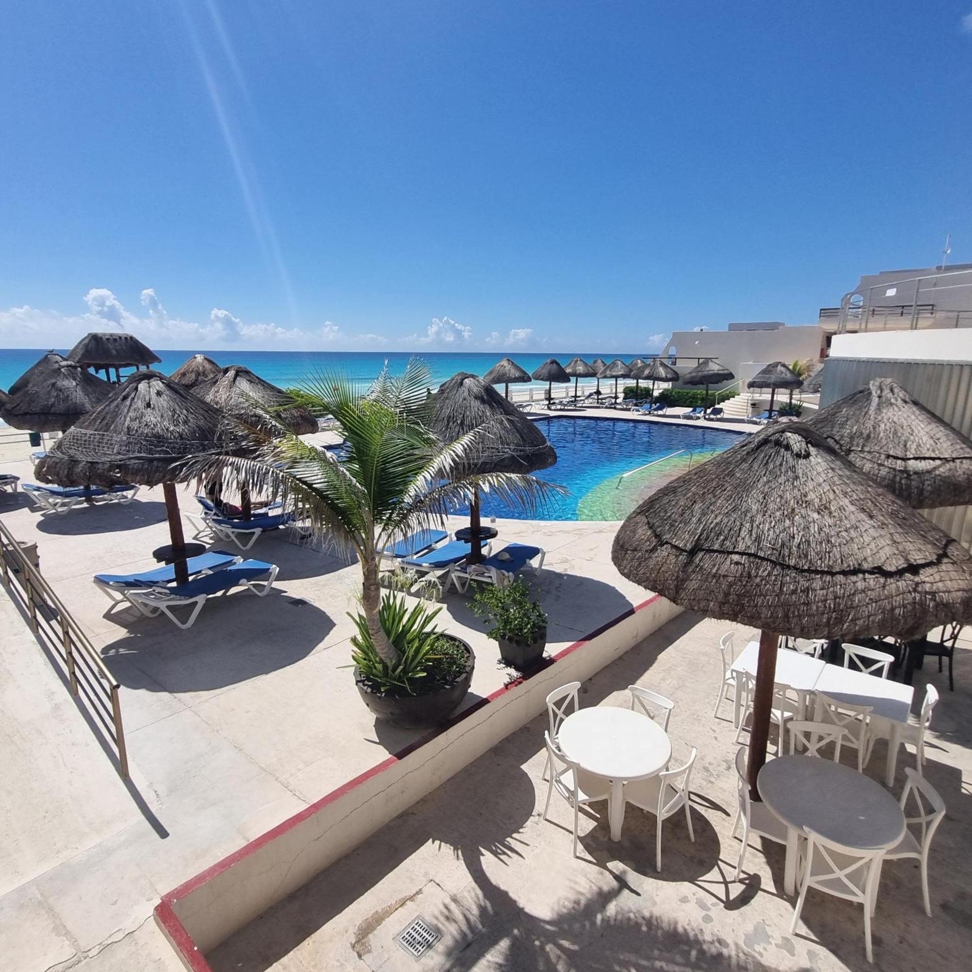 Ocean View Apartment, Best Beach Area, 3 Bedrooms Cancun Bagian luar foto